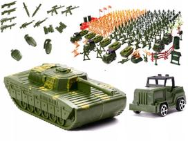 Karinė žaislų bazė su lėktuvais, tankais ir transporto priemonėmis, XXL rinkinys, 307 vnt.