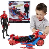 Figūrėlė SPIDERMAN su transporto priemone TURBO RACER, HASBRO A8491, didelis modelis