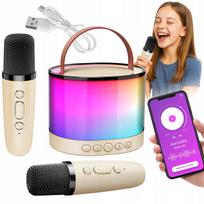 Vaikiškų belaidžių mikrofonų ir „Bluetooth“ kolonėlės rinkinys, 2 vnt.