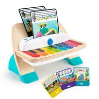 Medinis edukacinis pianinas su varžtais ir Montessori kortelėmis