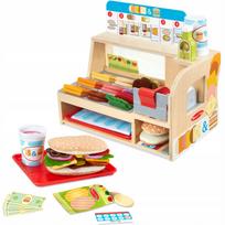 Medinė sumuštinių ruošimo žaidimų virtuvėlė vaikams Melissa & Doug, 56 dalys