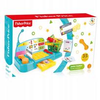 Vaikiška kasos aparatas FISHER-PRICE su priedais, 27 dalys