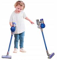 Vaikiškas belaidis dulkių siurblys DYSON su garsu, mėlynas, CASDON