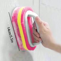 Blue Soft Magic Sponge Eraser Cleaning Bathtub Ceramic Tile Cleaner Kitchen Tool mėlyna