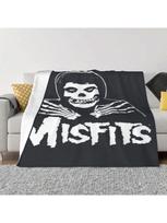 Misfits 001516 Šilta lovos antklodė Kelioninė antklodė Porų antklodės Namai ir dekoras Mėtymo antklodė 75X95CM pilka spalva