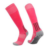 Stockpile Football Socks Classic Thickened Towel Bottom Training Socks High Tube Non-Slip Socks Hot Adult 39-45 blue