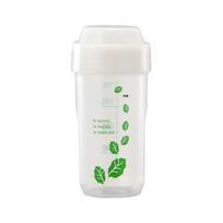 Portable 250ml Fitness Protein Shaker Cup - Large Caliber Straight Tube, Plastic Graduated Drinking Cup 250ml white