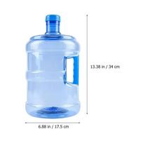 5L 7.5L Gryno vandens butelis, bidonas, daugkartinio naudojimo, nešiojamas mineralinio vandens konteineris, lauko, automobilinis laikymo kibiras, maistinio lygio dozatoriaus statinė Water Jug white