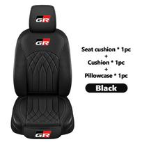 Toyota automobilio sėdynės užvalkalas Priekinė galinė pagalvėlė Kvėpuojantis apsauginis kilimėlis Camry Highlander C-HR Hilux Vios Rav4 Prius Yaris TRD black