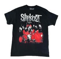 Slipknot T Shirt L Black Surfacing Cover Barcode Logo Double Sided NEW *hole L black