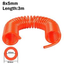 PU Air Compressor Hose Tube Flexible Spiral Pipe Plug Air Fittings Air Tool Hose 8x5mm Blue
