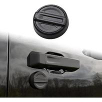 for Jeep Keyhole Cover, for 2018-2024 Jeep Wrangler JL & Gladiator JT, Door Lock Cover for Wrangler, Front Door Keyhole Cover 1 Pcs, 5 Years Warranty 1 front door gray