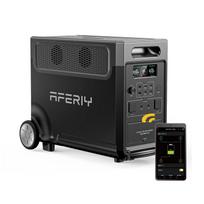 AFERIY P310 – Power Station – Portable Power Station 3600W 3840Wh LiFePO4, App Compatible, Pure Sine Wave Inverter with UPS, EU Plug, Rolling Wheels