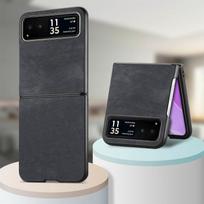 Slim PU Leather Flip Case Motorola Razr 50 60 Ultra Soft Touch Stand Magnetic Anti-Scratch Motorola Razr 60 augalų žalia