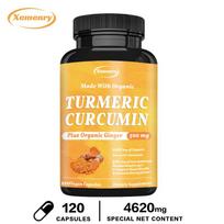 Xemenry Turmeric Curcumin 2250mg Capsules 120pcs — Antioxidant Support, Daily Wellness, Nutritional Support 120*2