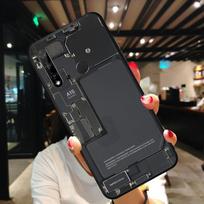 Baterijos grandinės plokštė Telefono dėklas Huawei P50 Pro P30 P40 Lite P40Pro P20 lite Mate 20 Pro Nova Y70 Y90 9 SE P Smart Funda Nova 9 SE black