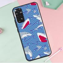 Ferocious Shark Animal For Redmi Note 12 Pro Plus Cover For Redmi Note 10 8 9 11 Pro 12S 11S 10S 9S 9C 10C 12C Case Redmi Note 10 4G gray