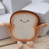 Kūrybingas Juokingas Tostas ir Duona Nulinės Piniginės Sūrio Krepšio Pakabukas Piniginės Krepšiai Animacinė Piniginė Moteriška Piniginė Krepšys Pakabukas Aksesuarai brown