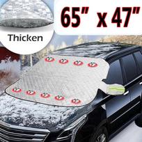 Žieminis magnetinis automobilio sunkvežimio priekinio stiklo uždangalas apsauga nuo sniego šalčio saulės One Size gray