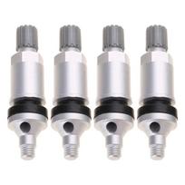 Car Tubeless Wheel Tyre TPMS Valves Metal Tire Pressure Monitoring System Sensor Valves Stem Repair Ensure Safe Driving 1 gray