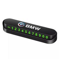 Automobilio laikino parkavimo telefono numerio kortelės priedai BMW X1 X2 X3 X5 X4 X6 X7 G30 G20 G32 G11 G12 F40 F30 F20 F10 F34 F07 M2 black