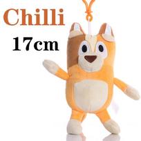 8 Style 28Cm Bluey Dog Bingo Family Plush Plaything Animation Dog Plush Stuffed Animal Keychain Doll Birthday Present Family Blue-Y Bingo yellow