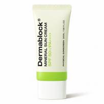 Dermablock Mineralinis kremas nuo saulės SPF50+ PA++++ 35ml UV apsauga Korėjietiškas kremas nuo saulės jautriai odai beige