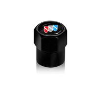 4Pcs Metal Car Wheel Tire Valve Core Cap Car Styling For Buick Regal Lacrosse Avenir Envision Angkola Electra Anthem Cascada Avista Riviera juoda