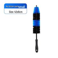 Soft Bristle Tree-Shaped Car Wash Brush for Tires, Wheels, and Exhaust Pipes black