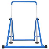 Indoor Foldable Pull-Up Bar for Adults and Children - Gymnastics Trainer Foldable single bar (consult for swing/safety mat) blue