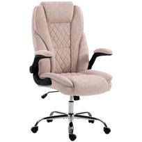 Office chair, ergonomic office chair, adjustable height, flip-up armrests, 70 x 70 x 114-122 cm, pink 70 x 70 x 122 cm