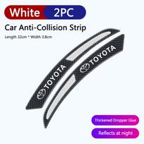 Carbon Fiber Car Fender Sticker Tire Guard Arch Trim Sticker For Toyota Gazoo Racing Corolla Yaris Chr Auris Rav4 Prado Avensis PM9 black