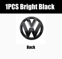 Car Emblem Front Radiateor Badge Rear Trunk Cover Sticker Decoration For Volkswagen VW Golf 4 MK4 5 MK5 6 MK6 7 MK7 Sportvan MK8 Lm2 GOLF7 Sportvan 19-20 black