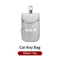 Automobilio rakto signalo blokavimo dėklas Fob maišelis Keyless RFID blokavimo krepšys skirtas KIA K5 K2 Optima Soul Spectra Niro Cadenza Sephia Carens gray