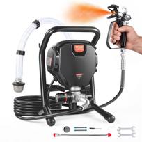 VEVOR stovas beoro dažų purkštuvas, 750 W 3000 PSI didelio efektyvumo elektrinis beoris purkštuvas, smulkus ir lygus dažymo efektas