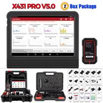 LAUNCH X431 PRO V 5.0 Dvikryptis OBD2 skaitytuvas Visų sistemų diagnostikos įrankiai ECU kodavimas 31+ Paslaugos FCA DOIP CANFD Naudojimas visą gyvenimą