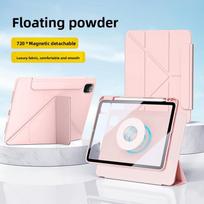 For iPad 7/8/9th Generation 10.2inch Air 11  M2 M3 Magnetic Shell Case iPad Pro11 M4 M5 iPad 10/11th A16 Detachable Tablet Cover iPad Air (M4) 11inch rožinė