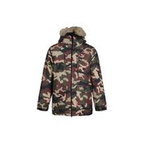 Puma Warm Hooded Cotton Jacket Winter Camouflage Men Outerwear 596546-70 S black