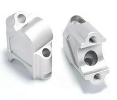BMW F700/F800GS/ADV Handlebar Riser & Relocator Kit sidabras