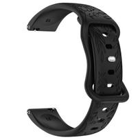 18MM 20MM 22MM Engraved Strap For Samsung Galaxy Watch 6 Classic 7 6 5 Sport Silicone Band For Huawei Watch GT3 GT4Pro Watchband 18mm dramblio kaulas