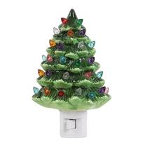 Christmas Tree Night Light Cozy Festive Atmosphere black