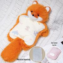 Douyin Trending Cute Cat & Dog Hand Warmer - Soothing Bean Bag & Lamb Squeeze Toy for Winter Warmth 50cm/300g white