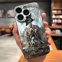 Assassins C-Creed Game Phone Case For IPhone 17 Pro Max 15 Pro 16 14 Plus 12 13 Mini 11 Pro Shockproof Soft Cover iPhone16ProMax white