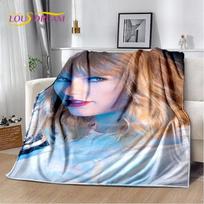 3D Singer Taylor-r Alison S-Swift Tay Soft Flannel Blanket for Beds Bedroom Sofa Picnic,Throw Blanket for Cover Outdoors Leisure 75x90cm gray