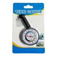 Mechanical Pointer Tire Pressure Gauge Mini Tire Pressure Monitor  for Motorcycle Tire gray