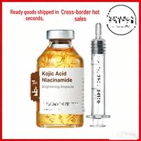 Giliai veikiantis kolageno ir šilko peptidų veido serumas 40ml white