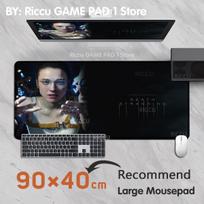Death Stranding mouse pad pc computer gamer accessories mat Indie laptop desk protector pad Domineering gaming mousepad E-Sports 30cmx60cm(11.8x23.6inch) brown