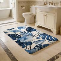 Monstera deliciosa decorate Entrance Door Mat Nordic Style Bedroom Living Room Doormat Home Balcony Anti-Slip Modern Home Decor 50x80cm white