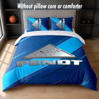 Fendt Design Bed Bedding Set 1 Duvet Cover + 2 Pillowcases Soft Breathable Household Bed Linens 135cm*200cm blue