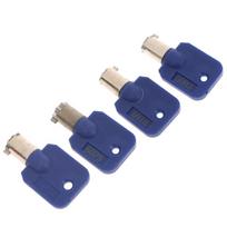 8Pcs Universal Arcade Vending Machine Lock Key Repair Parts Anti-Theft for Amusement Game Center Operators one size blue